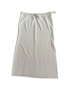 NWOT Universal Thread Cream Drawstring Midi Skirt..so soft!